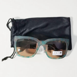 Joe's Jeans Oversized 58 mm Matte Lagoon Sunglasses NWT